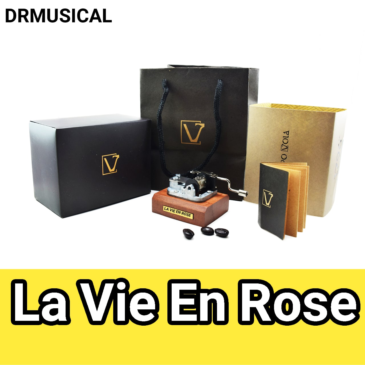 جعبه موزیکال شیک La vie en rose هندلی ایل تمپو ولا Classico