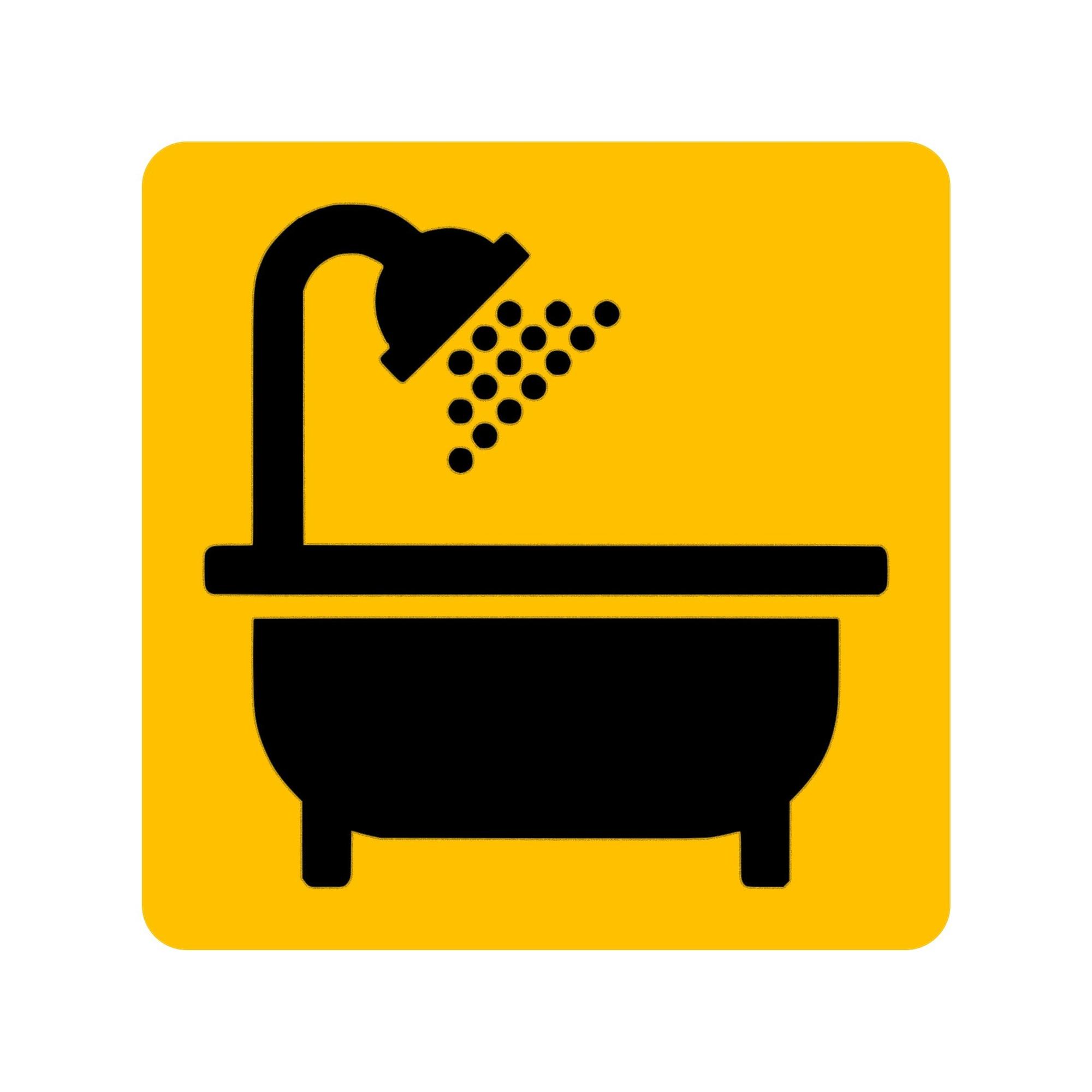 استیکردیواری درب حمام مدل چوبی دو لایه طرح bath - خرید از تولیدی