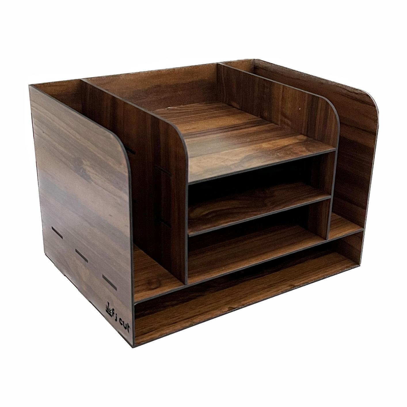 کازیه اداری چوبی چهار طبقه مناسب برای برگه های A4 و A5 - خرید از تولید کننده